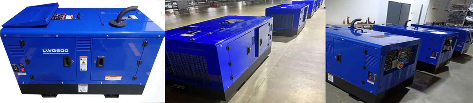 WD600 600A Diesel Engine Driven Arc Welder With MMA / TIG / FCAW / Gouging / Cellulose