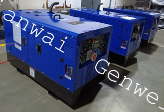 500A Generador de soldadura de oleoducto/gas diesel con MMA, celulosa, TIG, FCAW Procesos de soldadura, potencia de salida auxiliar: 20kW/400V, 7kW/230V