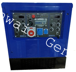 500A Generador de soldadura de oleoducto/gas diesel con MMA, celulosa, TIG, FCAW Procesos de soldadura, potencia de salida auxiliar: 20kW/400V, 7kW/230V