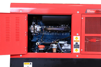 solo generador de soldadura 500A con el remolque de la Dos-rueda, aceite/gas/tubería del agua