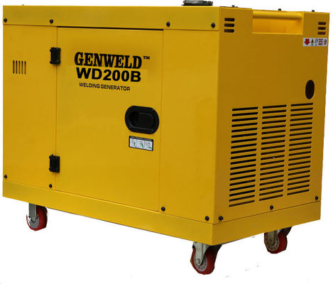 comprar GENWELD WD200B Generador de soldadura accionado por motor de 200A, Generador de soldadura diésel silencioso online manufacture