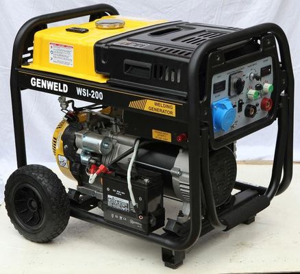 comprar WSI-200 Generador de soldadura portátil de 200 A / Máquina de soldadura por arco inversor de gasolina online manufacture