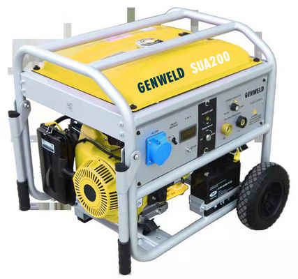 comprar GENWELD SUA200A Máquina de soldar MMA portátil a gasolina de 200A con salida auxiliar de CA de 5,5Kw (Ciclo nominal: 60%/180A/27,2V) online manufacture