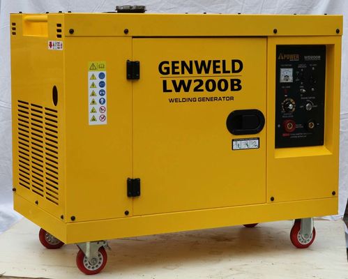 comprar Generador portátil silencioso de soldadora diesel con corriente de soldadura de 170A de potencia de salida de 4,0 kW y ciclo de trabajo del 35% online manufacture