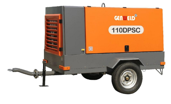 GENWELD 158HP 2 ruedas de compresión de dos etapas / motor de 118 kW de Yuchai (110DPSC)