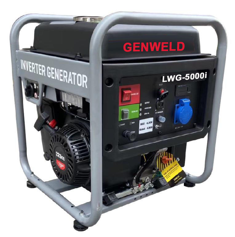 GENWELD LWG-5000i GENERADOR del INVERSOR de la GASOLINA de 4 kilovatios